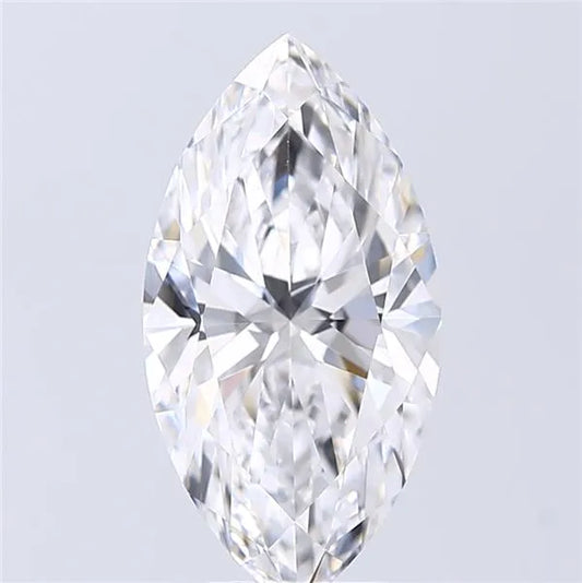 Lab-Grown Marquise Diamond - 4.01 Carats, D Color, VVS1 Clarity - Sustainable Luxury and Dazzling Brilliance-GIA·Certified