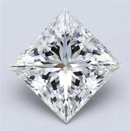 Lab-Grown Princess Diamond - 6.31 Carats, F Color, VS2 Clarity - Sustainable Luxury and Dazzling Brilliance-IGI·Certified