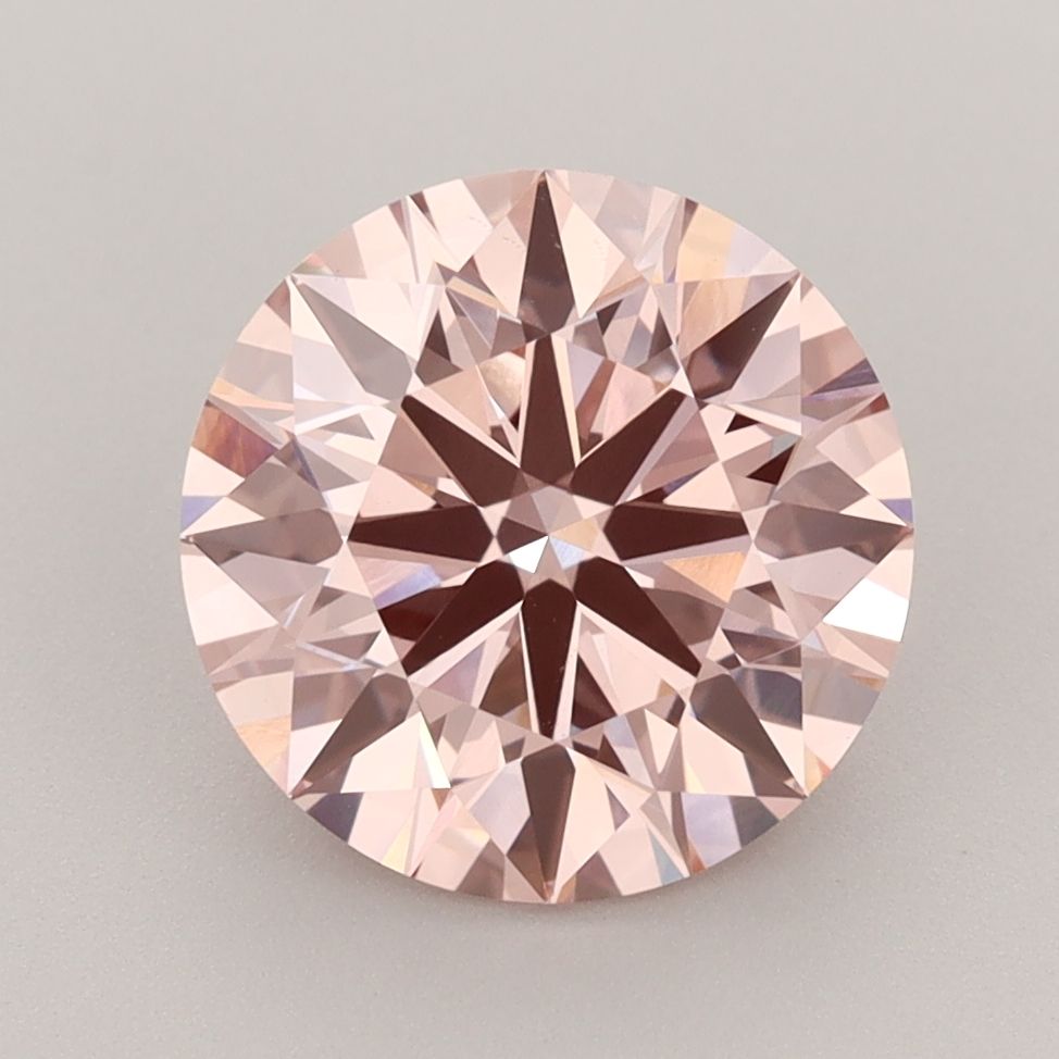 Lab-Grown ROUND Diamond - 3.4 Carat, Fancy Intense Pink Color, VVS2 Clarity | Sustainable Luxury, Dazzling Brilliance | IGI | Certified LG607328937