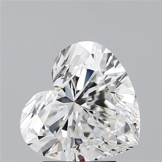 Lab-Grown Heart Diamond - 2.51 Carats, F Color, VS2 Clarity - Sustainable Luxury and Dazzling Brilliance-IGI·Certified