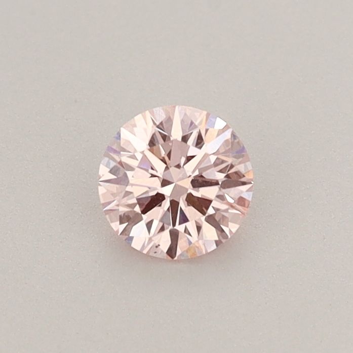 Lab-Grown ROUND Diamond - 0.32 Carat, Fancy Intense Pink Color, SI1 Clarity | Sustainable Luxury, Dazzling Brilliance | IGI | Certified LG603355733