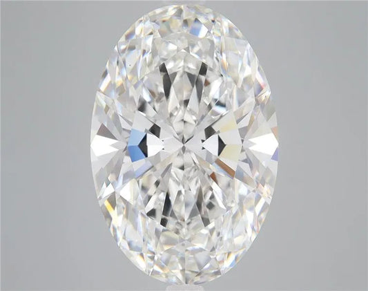 Lab-Grown Oval Diamond - 7.73 Carats, F Color, VS1 Clarity - Sustainable Luxury and Dazzling Brilliance-GIA·Certified