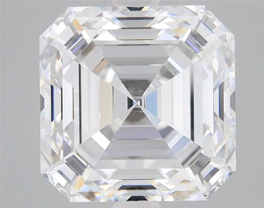 Lab-Grown Asscher Diamond - 4.58 Carats, D Color, VS1 Clarity - Sustainable Luxury and Dazzling Brilliance-GIA·Certified