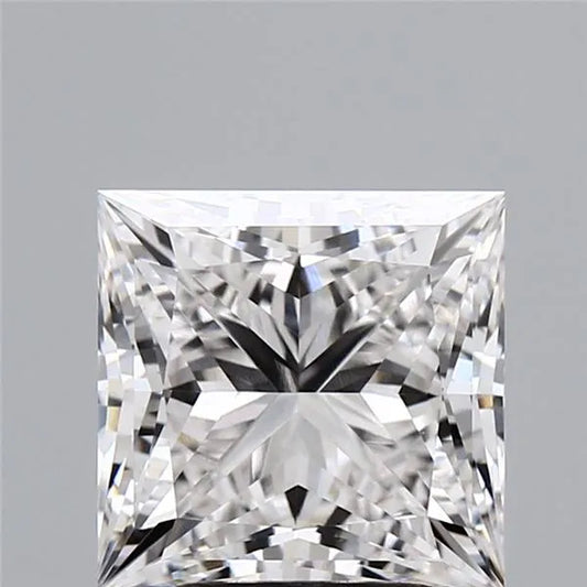 Lab-Grown Princess Diamond - 3.54 Carats, F Color, VS1 Clarity - Sustainable Luxury and Dazzling Brilliance-IGI·Certified