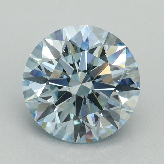 Lab-Grown ROUND Diamond - 3.11 Carat, Fancy Intense Blue Color, VS1 Clarity | Sustainable Luxury, Dazzling Brilliance | IGI | Certified LG636401505