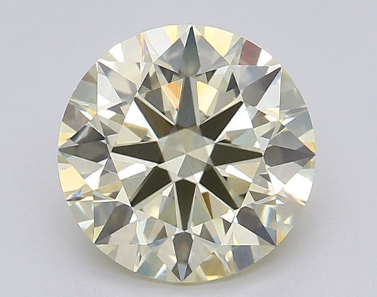 Lab-Grown ROUND Diamond - 2.04 Carat, Fancy Yellow Color, VS1 Clarity | Sustainable Luxury, Dazzling Brilliance | IGI | Certified LG610345351