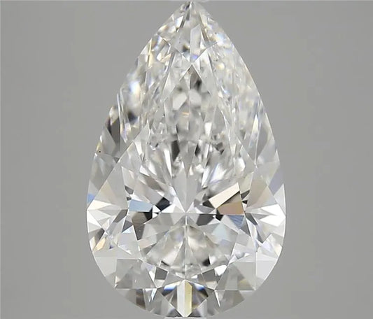 Lab-Grown Pear Diamond - 4.71 Carats, F Color, VS1 Clarity - Sustainable Luxury and Dazzling Brilliance-IGI·Certified