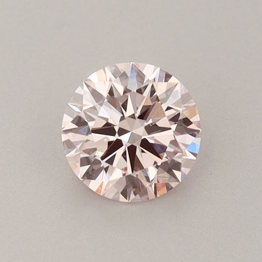 Lab-Grown ROUND Diamond - 0.55 Carat, Fancy Pink Color, VVS2 Clarity | Sustainable Luxury, Dazzling Brilliance | IGI | Certified LG644416794