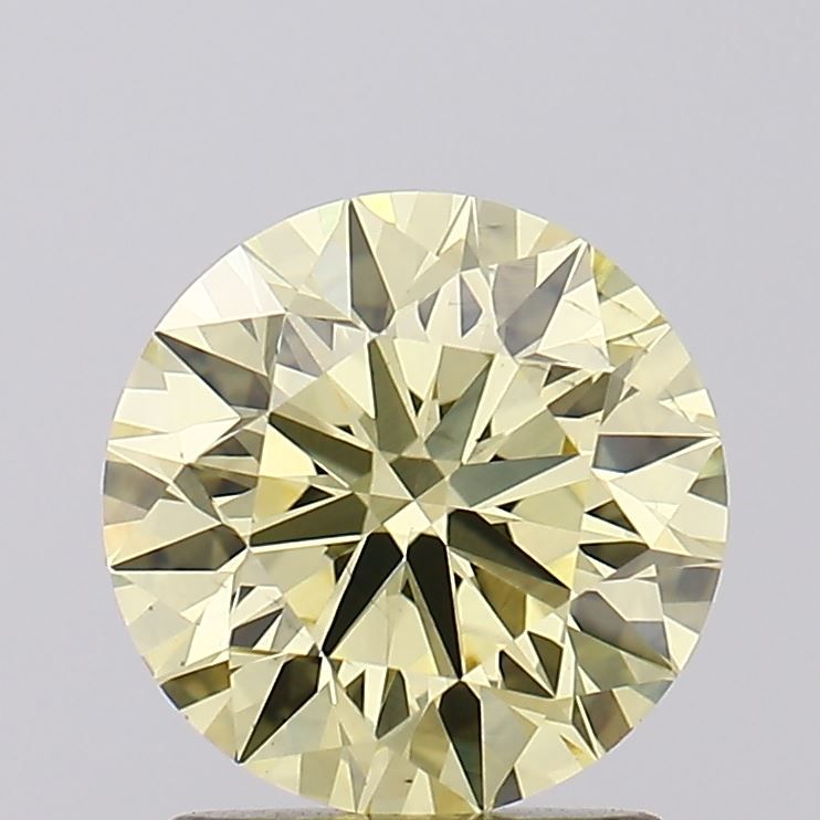 Lab-Grown ROUND Diamond - 1.6 Carat, Fancy Intense Yellow Color, VS2 Clarity | Sustainable Luxury, Dazzling Brilliance | IGI | Certified LG620471233