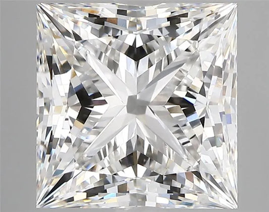 Lab-Grown Princess Diamond - 4.73 Carats, F Color, VVS2 Clarity - Sustainable Luxury and Dazzling Brilliance-IGI·Certified