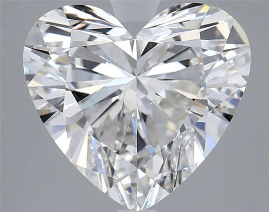 Lab-Grown Heart Diamond - 3.55 Carats, E Color, VVS2 Clarity - Sustainable Luxury and Dazzling Brilliance-IGI·Certified