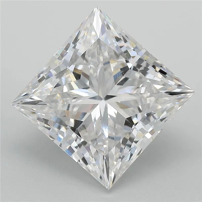 Lab-Grown Princess Diamond - 8.13 Carats, E Color, VVS2 Clarity - Sustainable Luxury and Dazzling Brilliance-IGI·Certified