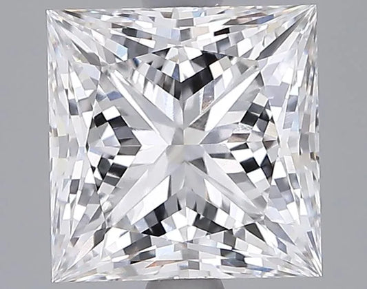 Lab-Grown Princess Diamond - 3.08 Carats, F Color, VVS2 Clarity - Sustainable Luxury and Dazzling Brilliance-IGI·Certified