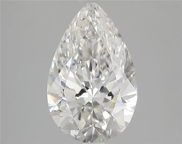 Lab-Grown Pear Diamond - 2.51 Carats, F Color, VVS2 Clarity - Sustainable Luxury and Dazzling Brilliance-IGI·Certified