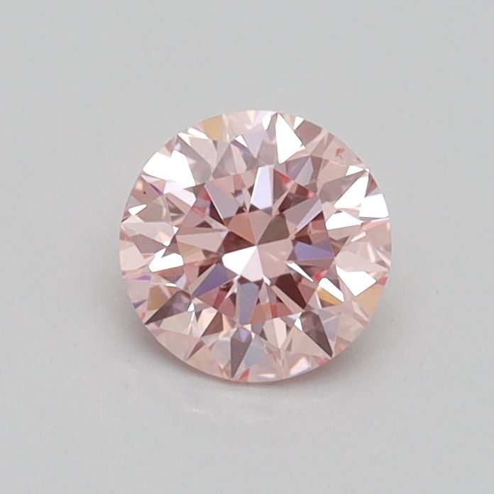 Lab-Grown ROUND Diamond - 0.52 Carat, Fancy Intense Pink Color, VS2 Clarity | Sustainable Luxury, Dazzling Brilliance | IGI | Certified LG530291550