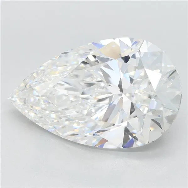 Lab-Grown Pear Diamond - 4.5 Carats, E Color, VVS1 Clarity - Sustainable Luxury and Dazzling Brilliance-GIA·Certified