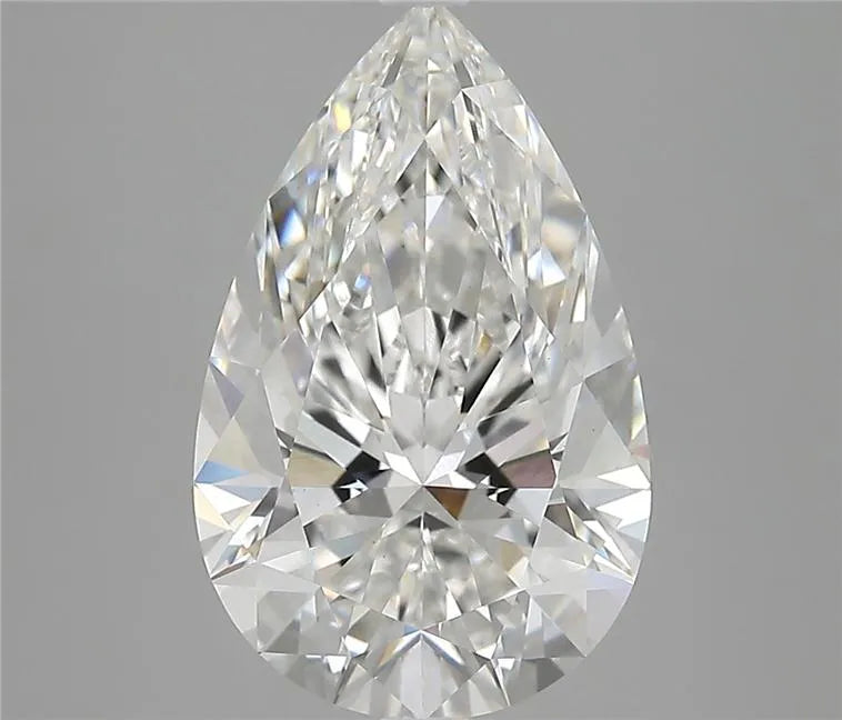 Lab-Grown Pear Diamond - 4.51 Carats, F Color, VS1 Clarity - Sustainable Luxury and Dazzling Brilliance-IGI·Certified