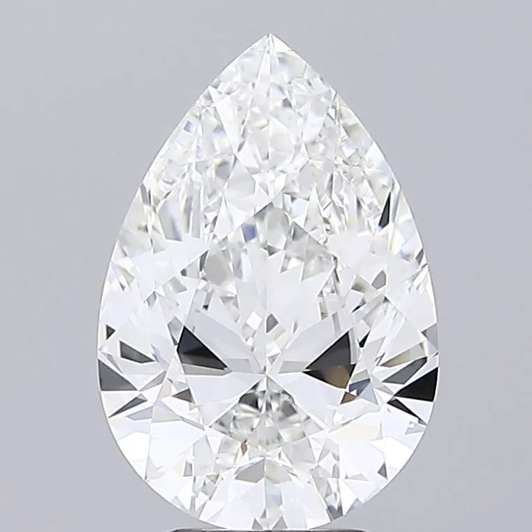 Lab-Grown Pear Diamond - 4.02 Carats, E Color, VVS1 Clarity - Sustainable Luxury and Dazzling Brilliance-IGI·Certified