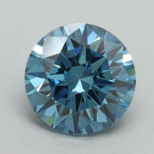 Lab-Grown ROUND Diamond - 1.16 Carat, Fancy Vivid Blue Color, VS1 Clarity | Sustainable Luxury, Dazzling Brilliance | IGI | Certified LG648434900