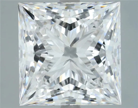 Lab-Grown Princess Diamond - 7.03 Carats, D Color, VS1 Clarity - Sustainable Luxury and Dazzling Brilliance-IGI·Certified