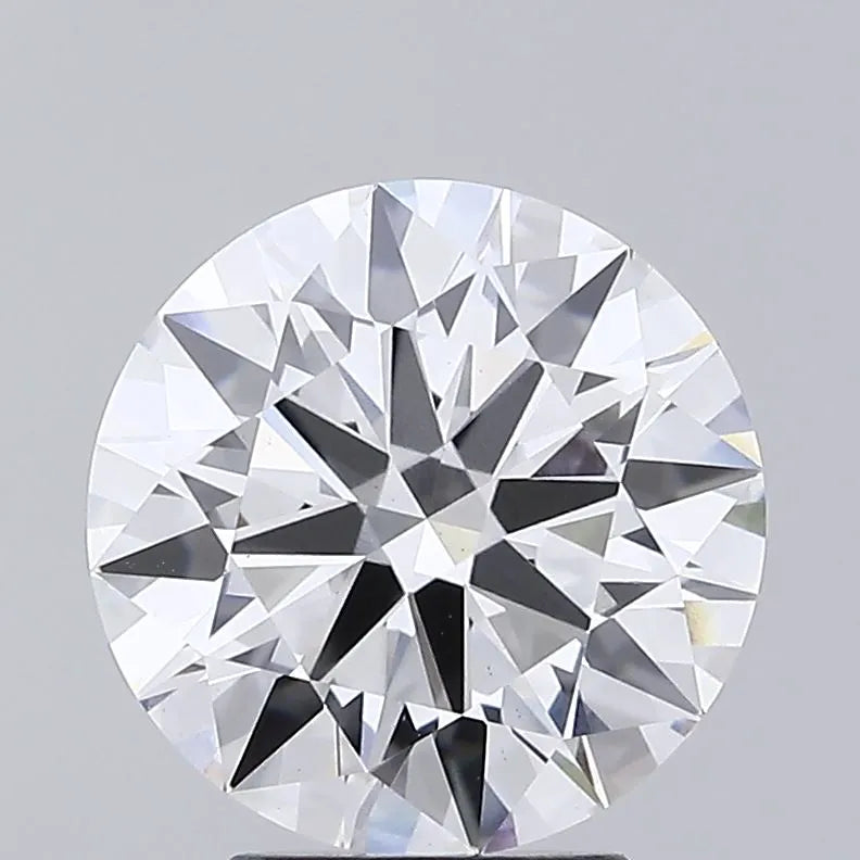 Lab-Grown Round Diamond - 3.52 Carats, F Color, VVS2 Clarity - Sustainable Luxury and Dazzling Brilliance-IGI·Certified