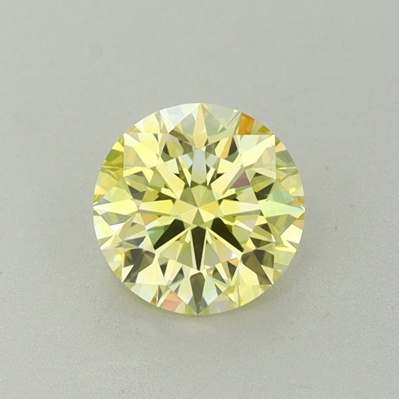 Lab-Grown ROUND Diamond - 0.8 Carat, Fancy Intense Yellow Color, VS1 Clarity | Sustainable Luxury, Dazzling Brilliance | IGI | Certified LG635452460