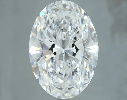 Lab-Grown Oval Diamond - 7.03 Carats, D Color, VS1 Clarity - Sustainable Luxury and Dazzling Brilliance-IGI·Certified