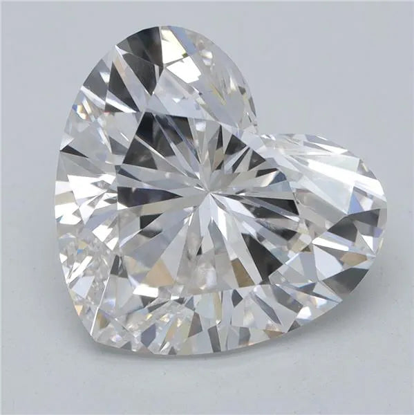 Lab-Grown Heart Diamond - 4.08 Carats, F Color, VVS2 Clarity - Sustainable Luxury and Dazzling Brilliance-IGI·Certified