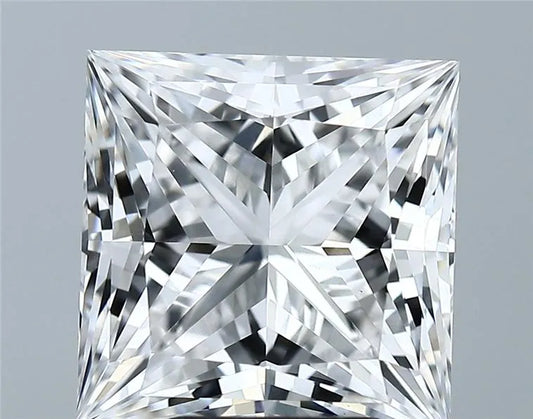 Lab-Grown Princess Diamond - 4.65 Carats, D Color, VS1 Clarity - Sustainable Luxury and Dazzling Brilliance-GIA·Certified