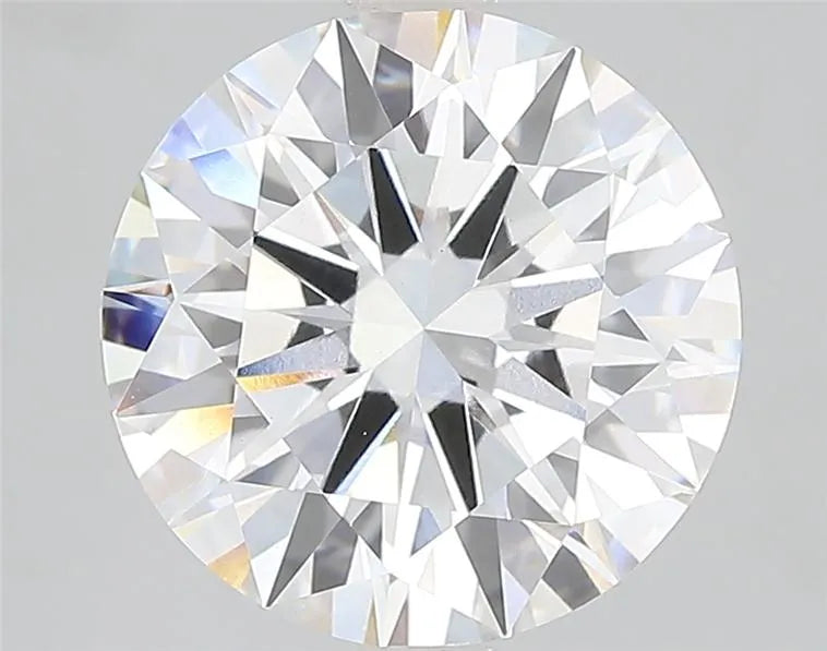 Lab-Grown Round Diamond - 4.08 Carats, F Color, VVS2 Clarity - Sustainable Luxury and Dazzling Brilliance-IGI·Certified