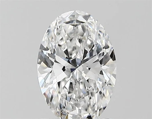 Lab-Grown Oval Diamond - 1.01 Carats, D Color, VVS2 Clarity - Sustainable Luxury and Dazzling Brilliance-IGI·Certified