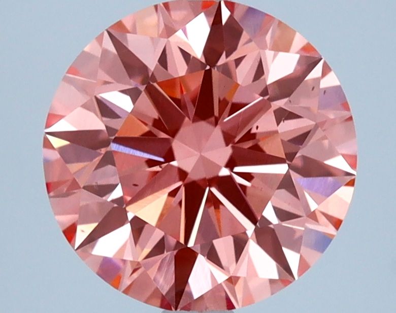 Lab-Grown ROUND Diamond - 2.36 Carat, Fancy Vivid Pink Color, SI1 Clarity | Sustainable Luxury, Dazzling Brilliance | IGI | Certified LG542227494