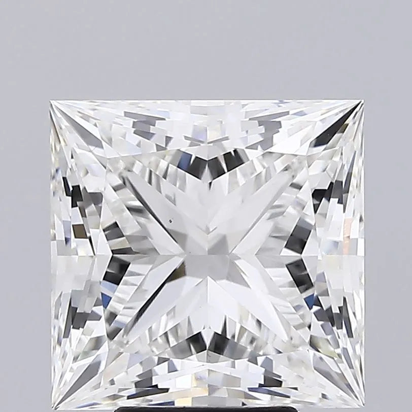 Lab-Grown Princess Diamond - 6.54 Carats, F Color, VS1 Clarity - Sustainable Luxury and Dazzling Brilliance-IGI·Certified