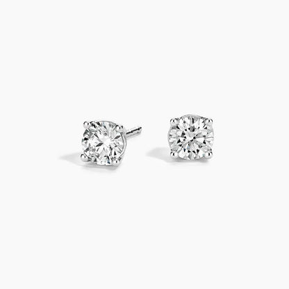 Natural Diamond Custom Order Earrings in 925 Silver (LDJ 1023)