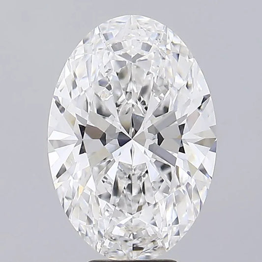 Lab-Grown Oval Diamond - 7.03 Carats, F Color, VVS2 Clarity - Sustainable Luxury and Dazzling Brilliance-IGI·Certified