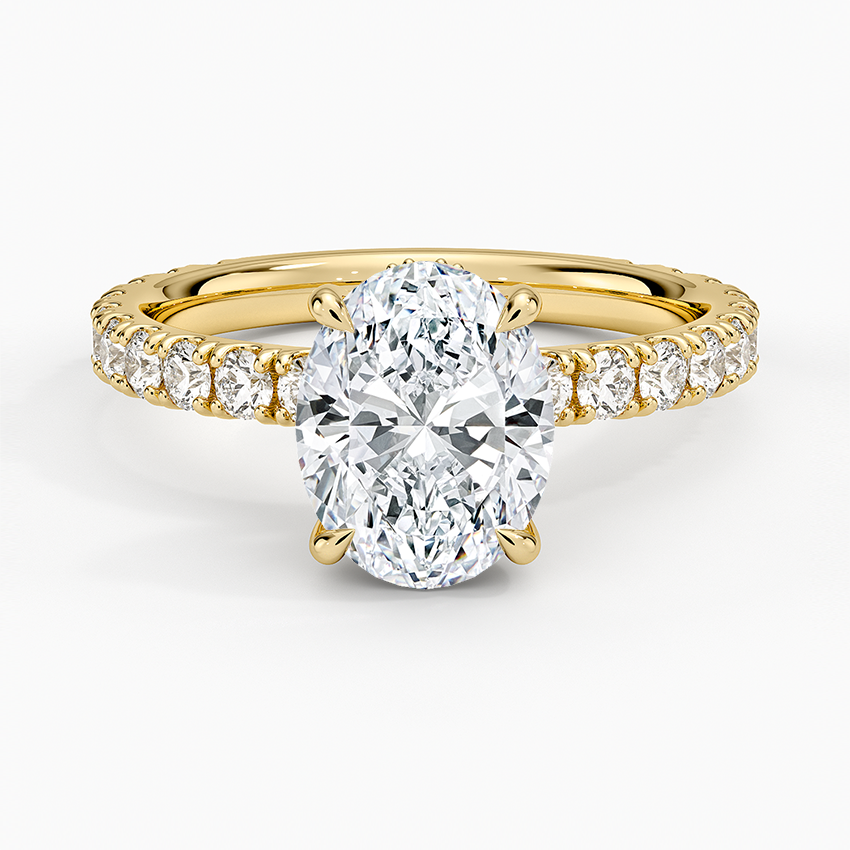 Lab-Grown Diamond Custom Order Ring in 14K Yellow Gold – Size US 6.5 (LDJ 1019)