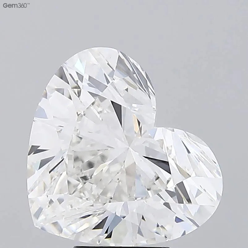 Lab-Grown Heart Diamond - 5.96 Carats, F Color, VVS2 Clarity - Sustainable Luxury and Dazzling Brilliance-IGI·Certified