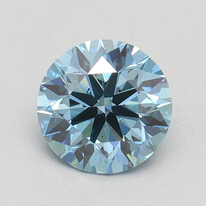 Lab-Grown ROUND Diamond - 1 Carat, Fancy Vivid Blue Color, VS2 Clarity | Sustainable Luxury, Dazzling Brilliance | IGI | Certified LG591360409