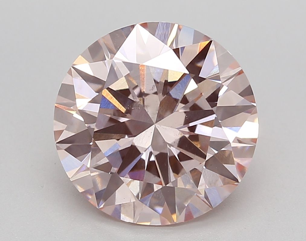 Lab-Grown ROUND Diamond - 4 Carat, Fancy Pink Color, VS2 Clarity | Sustainable Luxury, Dazzling Brilliance | IGI | Certified LG625432422