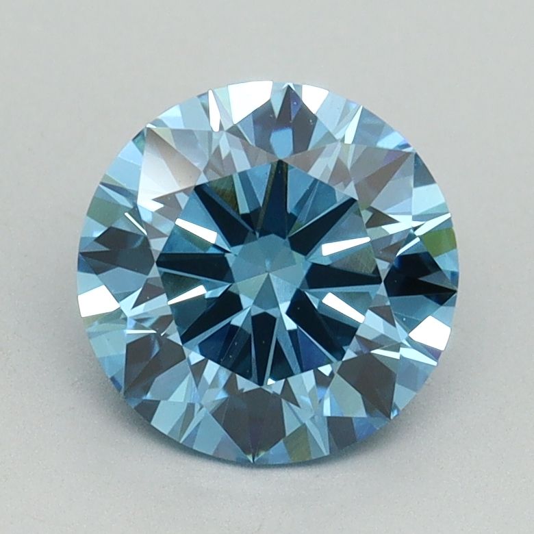 Lab-Grown ROUND Diamond - 1.54 Carat, Fancy Vivid Blue Color, VS1 Clarity | Sustainable Luxury, Dazzling Brilliance | IGI | Certified LG644491302