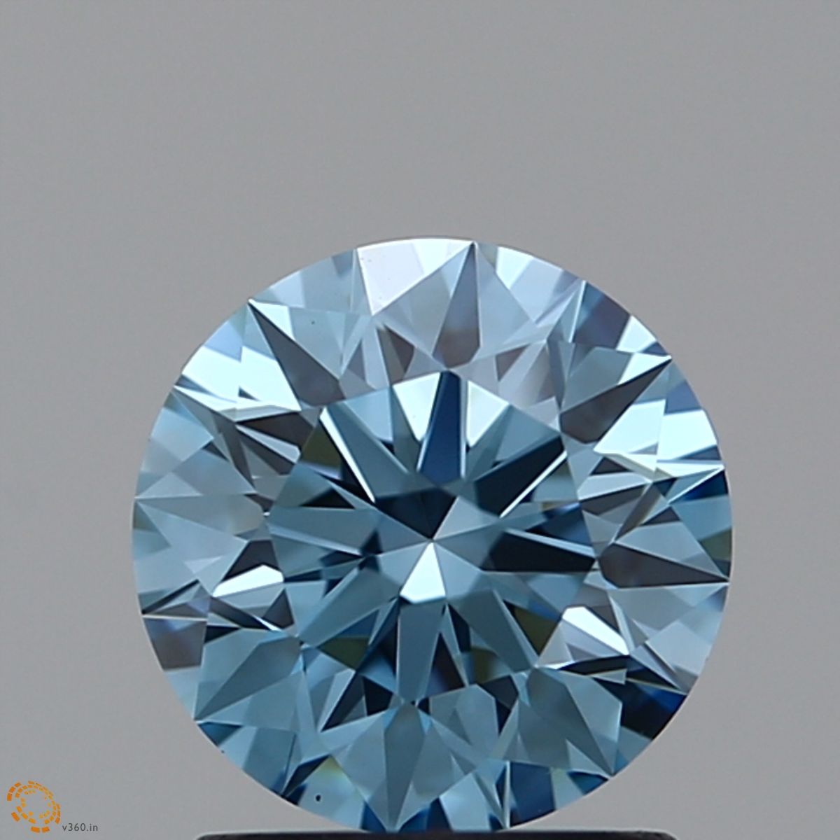 Lab-Grown ROUND Diamond - 1.17 Carat, Fancy Greenish Blue Color, VS1 Clarity | Sustainable Luxury, Dazzling Brilliance | IGI | Certified LG_314814127