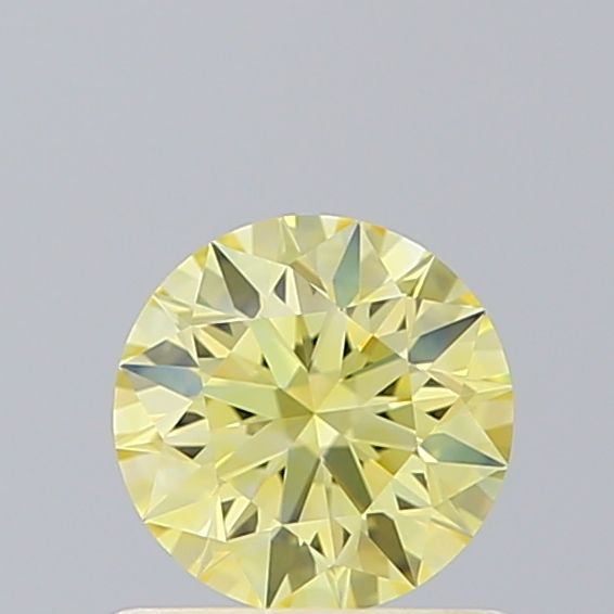 Lab-Grown ROUND Diamond - 0.61 Carat, Fancy Intense Yellow Color, VS1 Clarity | Sustainable Luxury, Dazzling Brilliance | IGI | Certified LG604315928