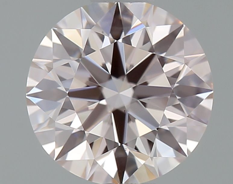 Lab-Grown ROUND Diamond - 0.8 Carat, Fancy Pink Color, VS1 Clarity | Sustainable Luxury, Dazzling Brilliance | IGI | Certified LG642428012