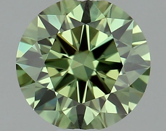 Lab-Grown ROUND Diamond - 0.8 Carat, Fancy Vivid Green Color, VS1 Clarity | Sustainable Luxury, Dazzling Brilliance | IGI | Certified LG642491364