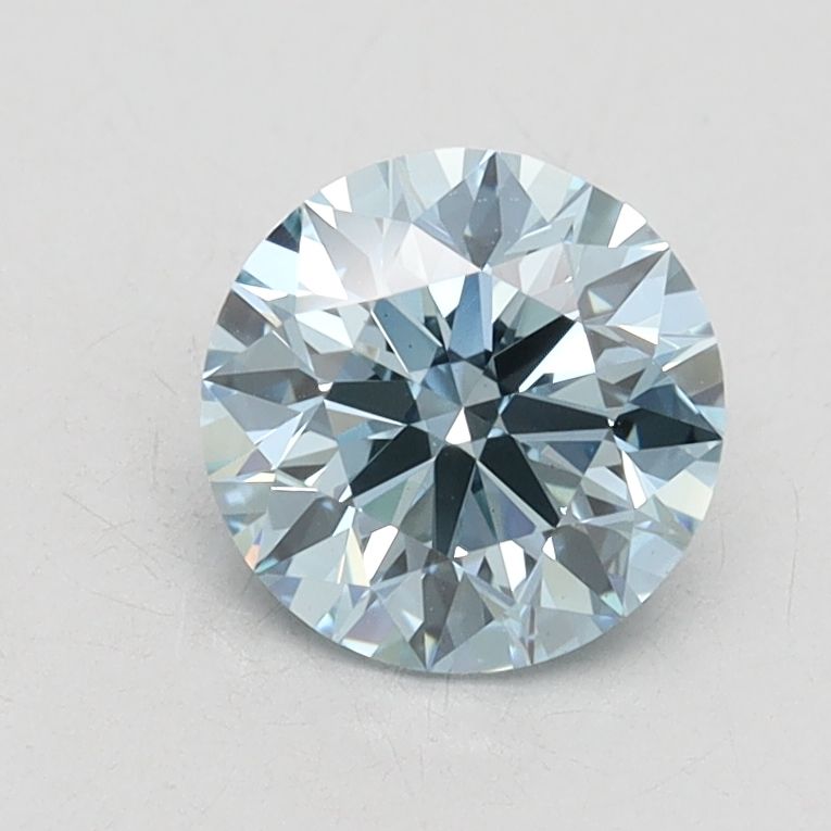 Lab-Grown ROUND Diamond - 1.08 Carat, Fancy Vivid Blue Color, VVS2 Clarity | Sustainable Luxury, Dazzling Brilliance | IGI | Certified LG566315571