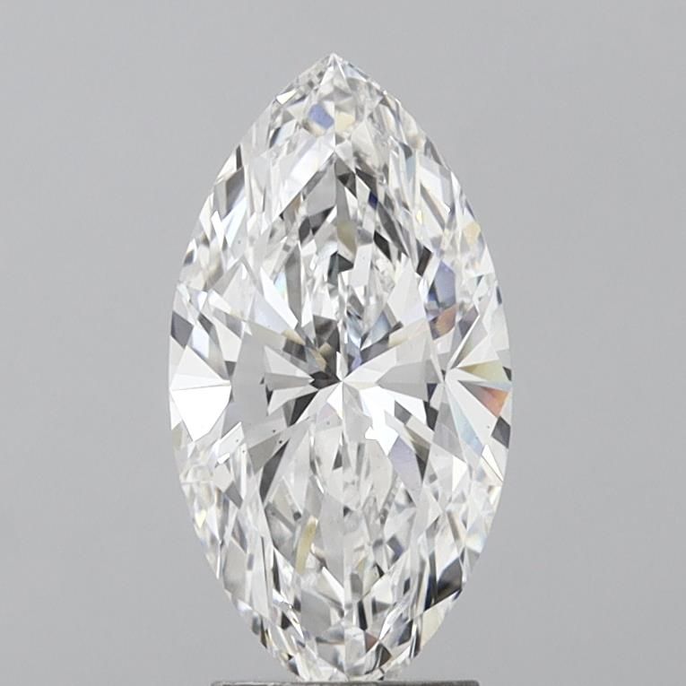 Lab-Grown MARQUISE Diamond - 3 Carats, E Color, VS2 Clarity - Sustainable Luxury and Dazzling Brilliance-IGI·Certified