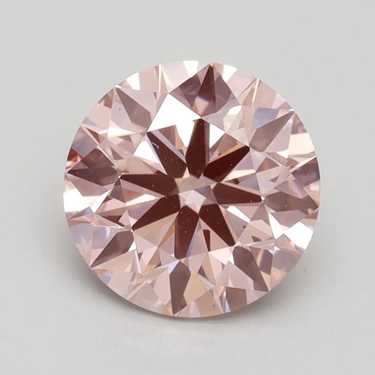 Lab-Grown ROUND Diamond - 2.07 Carat, Fancy Intense Pink Color, VS1 Clarity | Sustainable Luxury, Dazzling Brilliance | IGI | Certified LG532242855