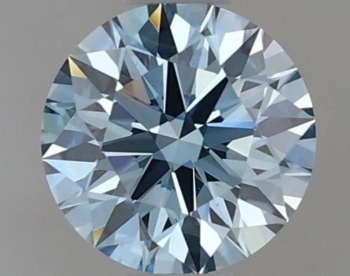 Lab-Grown ROUND Diamond - 0.53 Carat, Fancy Vivid Blue Color, VS1 Clarity | Sustainable Luxury, Dazzling Brilliance | IGI | Certified LG635404362