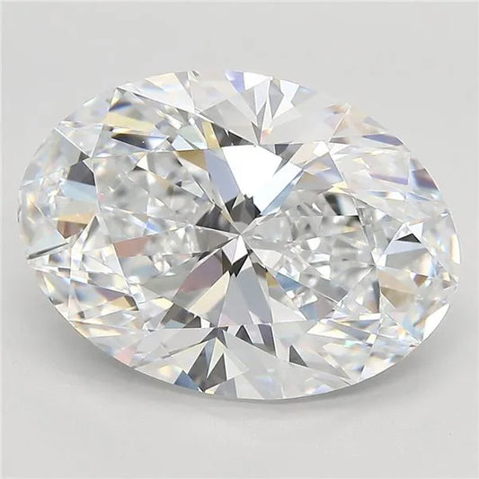 Lab-Grown Oval Diamond - 6.24 Carats, E Color, VS1 Clarity - Sustainable Luxury and Dazzling Brilliance-IGI·Certified