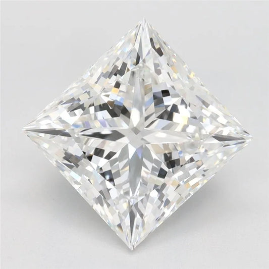 Lab-Grown Princess Diamond - 4.02 Carats, E Color, VVS2 Clarity - Sustainable Luxury and Dazzling Brilliance-GIA·Certified